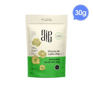 Crujientes Papas Fritas Chips de Manzana con Sal de Mar 30g - Flip Copy